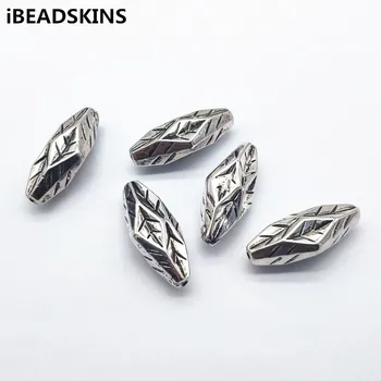 

New arrival! 35x17mm 100pcs CCB Rhodium color Rhombus shape beads for Earrings parts,hand Made Jewelry Findings Jewelry DIY