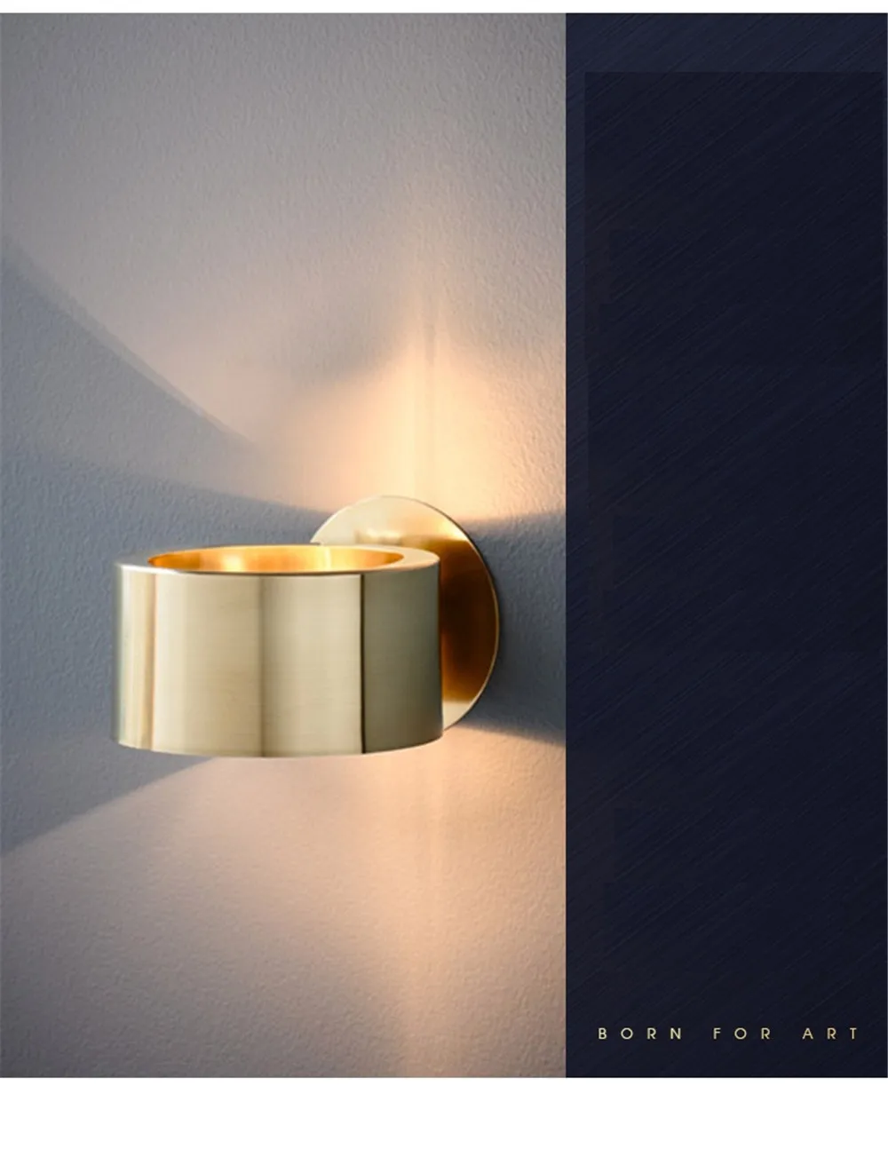 Simple Modern LED Wall Light Nordic Design Loft Decor Sconce Wall Lights Iron Gold Bedside Wall Lamp Home Lighting Luminaire (5)