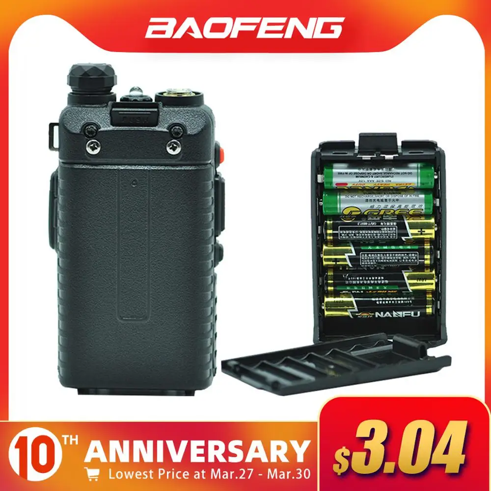 USA STORE 6x Speaker 6x Baofeng UV-5R VHF//UHF Dual-Band FM Two-way Ham Radio