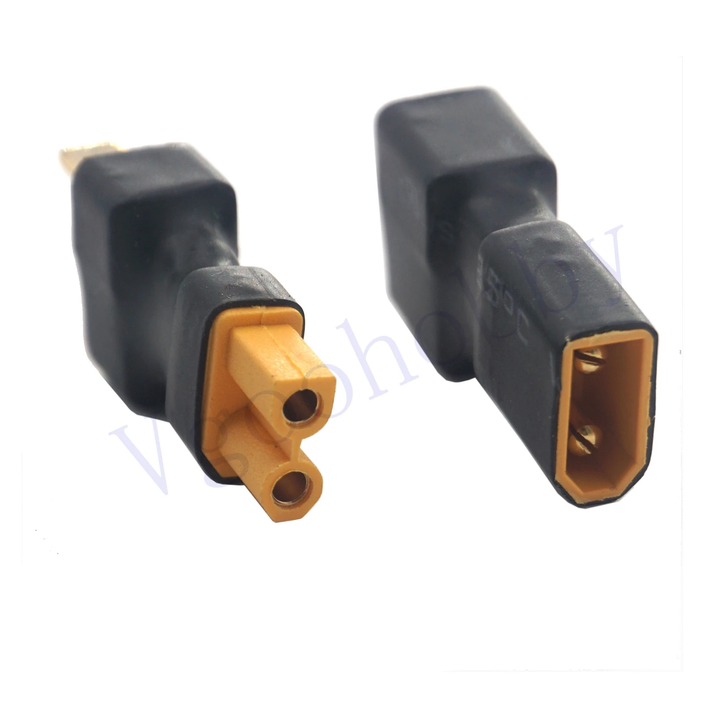 2Pairs No Wires XT30 To EC3 Plug Female Male Adapter Wireless Connector For RC FPV Drone Car Lipo NiMH Battery Charger ESC