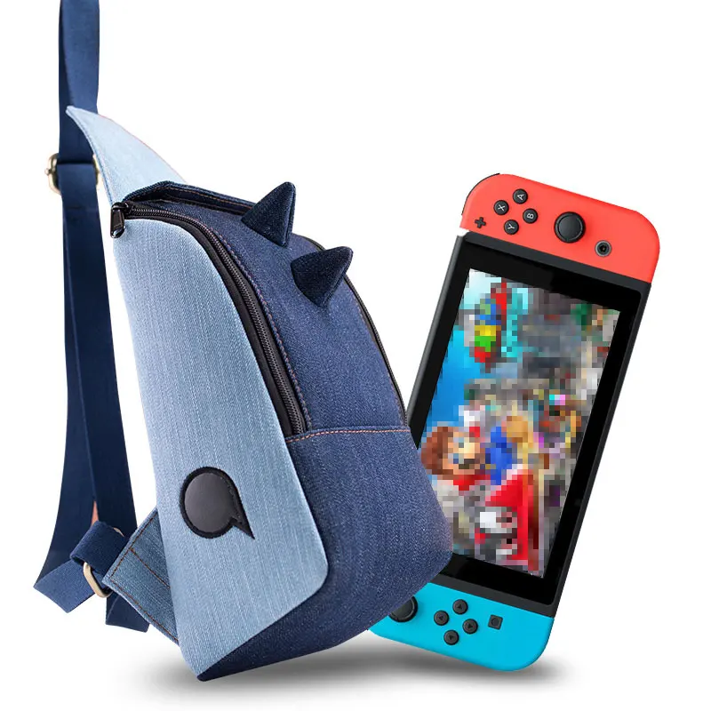 

Switch Storage Bag Waterproof Protector Case Cowboy Shell Cover With 9 Game Card Slots For Nintend Swicth Lite Accessories