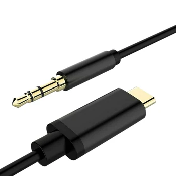 

Audio Adapter Cable Type-C Male To 3.5mm Aux Mobile Phones Converter Connector