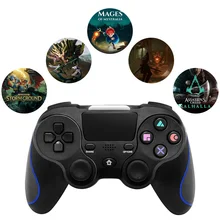 

Bluetooth Wireless Gamepads For Ps4 Controller Double Shock Vibrating Joystick Applicable For Ps3/Ps4 Host/Android/Iphone