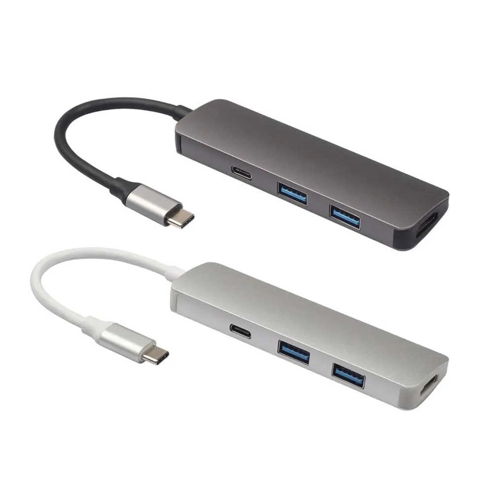 Конвертер адаптер Usb 4 в 1 концентратор Usb 3,0 Hdmi 4 K Тип C с быстрой зарядкой Pd подключен Usbc для Matebook