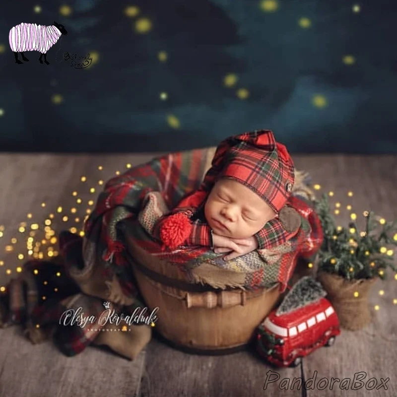 Newborn Baby Boy Girl Winter Red Hat 