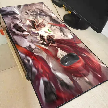 

XGZ Tokyo Ghoul Anime Gaming Waterproof Mouse Pad Large Size Plain Extended Anti-slip Game Mice Pad Desk Mat for LOL CSGO Gamer