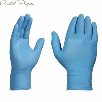 

Vinyl Gloves 100 Pcs / Box Powder-free Industrial Food Safety 3mm Translucent Pvc Gloves Nitrile Guantes Vinilo Luvas