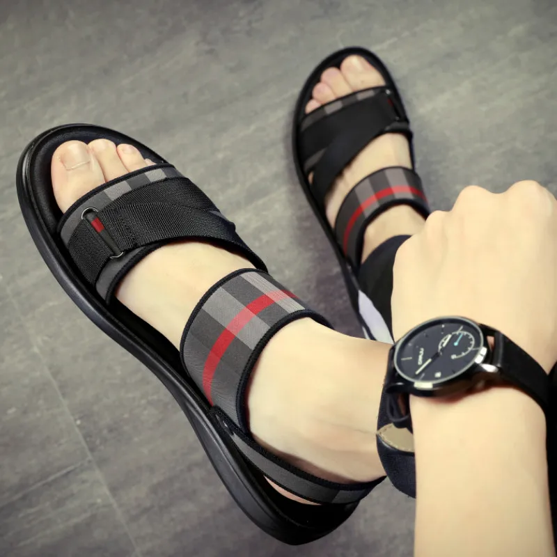 Sandals Soft-Sole Non-Slip Outdoor Beach High-Quality Summer Leisure WEH for Men Luxury