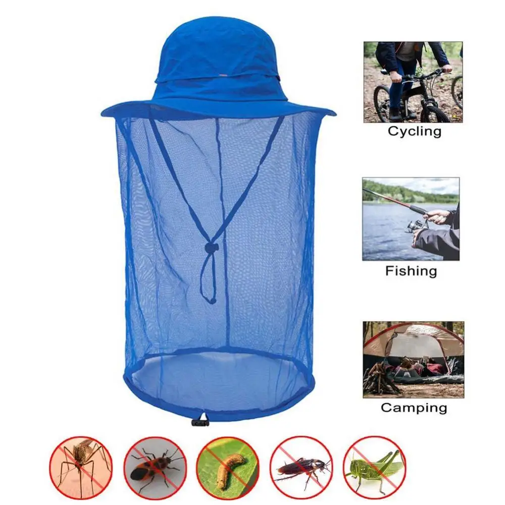 40HOT Unisex Mosquito Insect Bee Bug Net Mesh Head Face Protector
