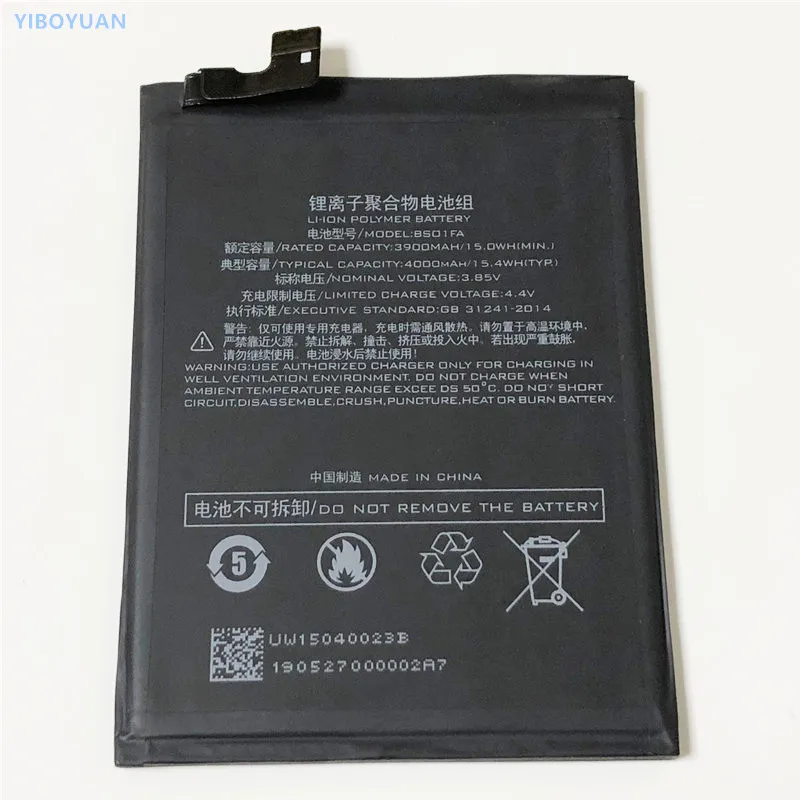 Аккумулятор 3,85 V 4000mAh BSO1FA для Xiaomi Mi Black Shark 1 поколения SKR-A0 5,99"