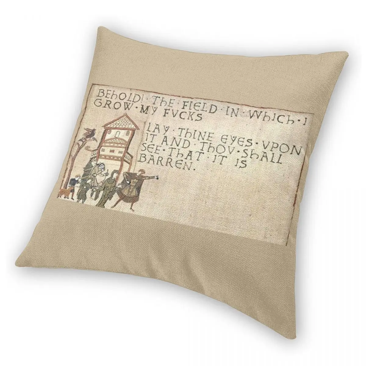Behold The Field Square Pillowcase Polyester Linen Velvet Creative Zip Decor Pillow Case Sofa Seater Cushion Cover Pillow Case Aliexpress