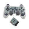 Прозрачный цветной беспроводной геймпад для Sony PS2 2,4G Вибрационный джойстик Blutooth контроллер для Playstation 2 Joypad ► Фото 3/6