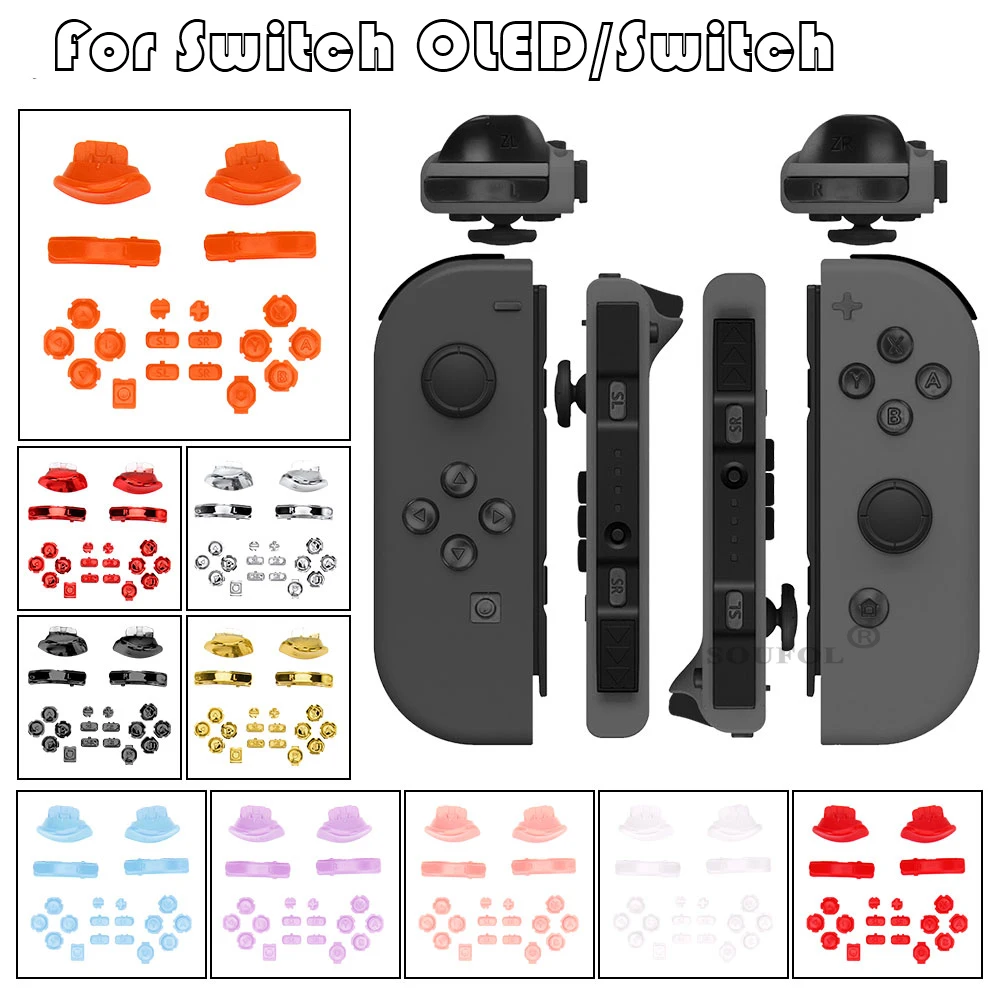 Dropshipping Custom Replacement Abxy Keys Sr Sl L R Zr Zl Trigger Full