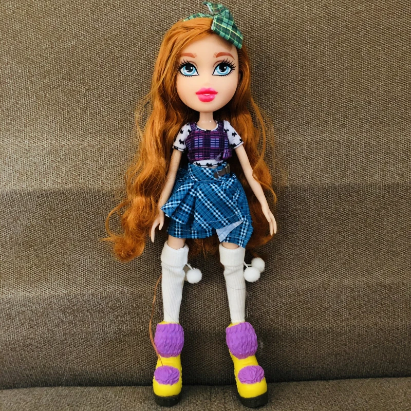 23 см модный BratzDoll большая девочка с розовыми волосами и большими глазами YASMIN красивый MGAdoll лучший подарок - Цвет: A