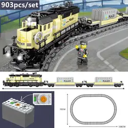 Новый RC моторный двигатель мощность функция из печати небо поезд fit technic модель строительные блоки кирпичи детские игрушки