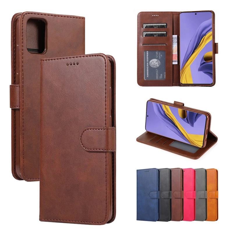 

Wallet Case For Samsung Galaxy A51 A71 Cover Case Magnetic Closure Flip Luxury Stand Leather Phone Bag For Samsung A 71 51 Coque