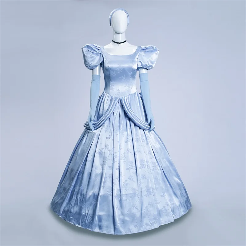 

Anime Cinderella Princess Cosplay Costume For Adult Womens Cinderella Dress Costumes Halloween Costume for Women