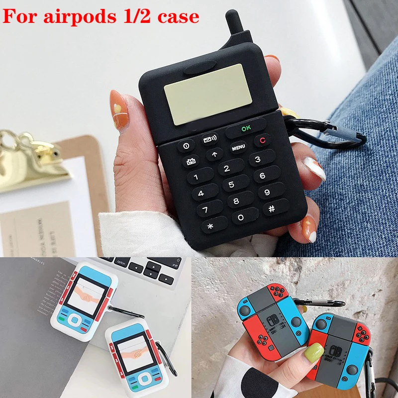 

For AirPods Case luxury cute game modle Pattern Protective Silicon case Wireless Earphone Case For Air pods 2 headphone cover