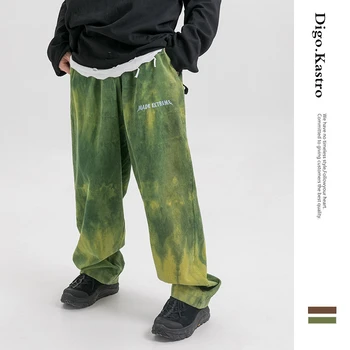 

2019 New Original Casual Pants Personality Tie Dyed Loose Men / Women Pants Couples Wild Streetwear Casual Pants