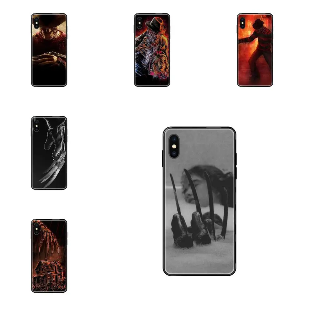 Freddy Krueger Мягкий ТПУ черный чехол для мобильного телефона Samsung Galaxy A5 A6 A7 A8 A10 A10S A20 A20S