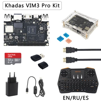 

Powerful Single Board Computer With 4GB LPDDR4/4X + 32GB EMMC And 5.0 NPU Khadas VIM3 Pro