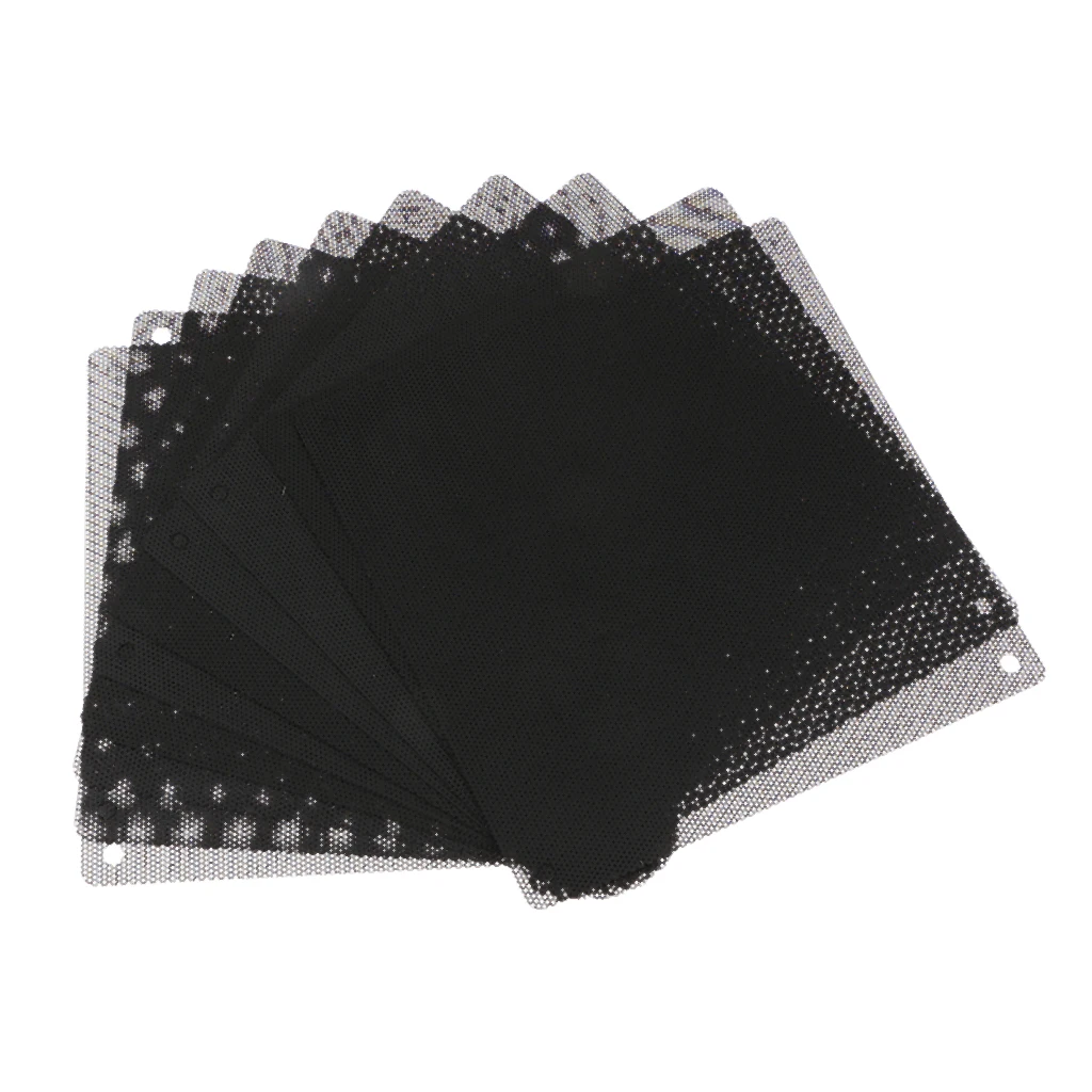 10pcs Dustproof Computer Guard Filterable Case Fan Cooler Filter Mesh 14cm