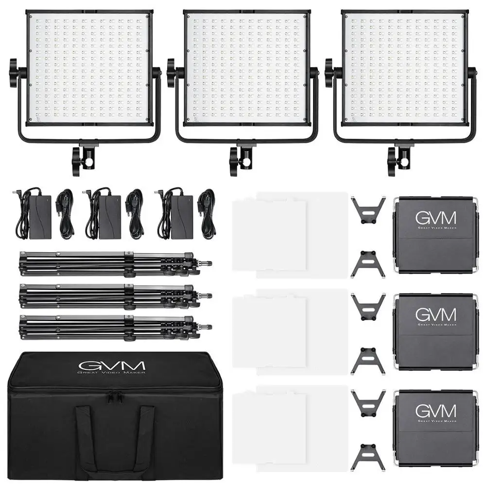 Gvm-写真スタジオ用LEDライト,写真照明用ライト,rgb GVM-50RS - AliExpress