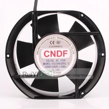

CNDF TA15052HSL-2 Server 17CM Cooling Fan AC 220V 0.25A 170x150x52mm 2-Wire Graphics Card Fan Double Ball Bearing With 2pin