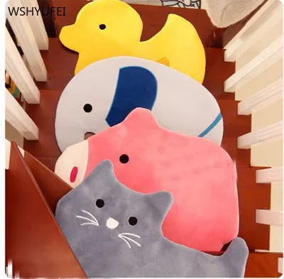 Прямой маркетинг креативный милый мультяшный Кот слон свинья домашние Нескользящие Животные Пол Дверной коврик ковер гостиная дверь коврик