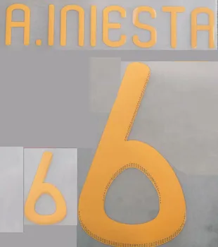 

2010 SPAIN A.INIESTA Nameset Heat Transfare Printing Soccer Name and Number