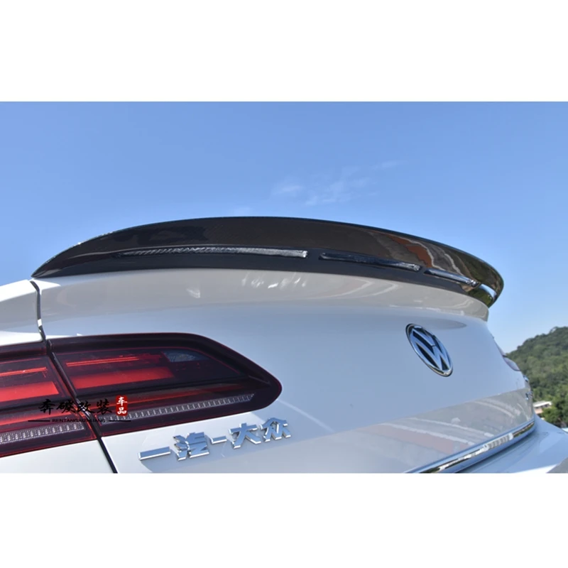 Новинка 2019 спойлер Passat CC задний из углеродного волокна круглого типа на крышу для