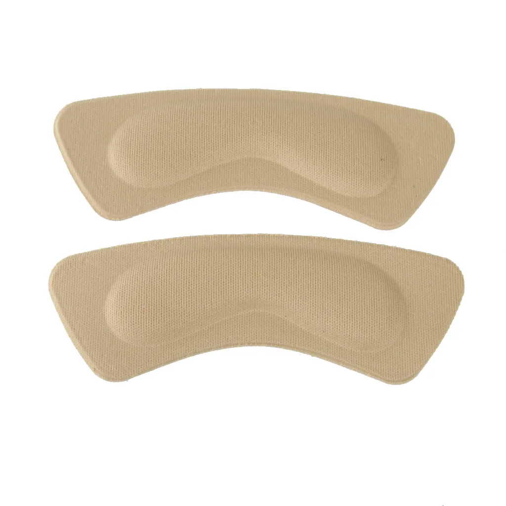 2Pcs Foot Care Cushion Inserts Insole Liner High Heel Shoes Back Pads