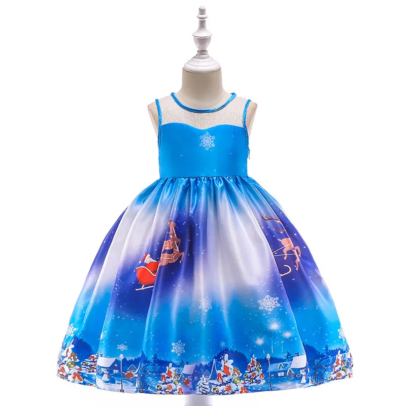 Платье для маленьких девочек Рождественский костюм Санта-Клауса детское платье Одежда для девочек вечерние платья на Хэллоуин платья принцессы - Цвет: NO.3