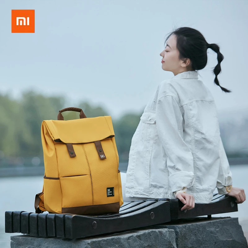 Xiaomi Youpin 90fun колледж рюкзак для школы, для отдыха 15,6 дюймов водонепроницаемая сумка для ноутбука рюкзак для путешествий для мужчин и женщин