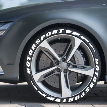

3D 1.1 inch Custom Car Tyre Wheel Lettering Sticker Car Stickers Decals Logo Labels Auto Motorcycle DIY Letters Car Accessories