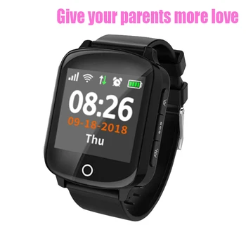 

D200 D200SE Smart Watch GPS Tracker Locator for Elder Women Men Smartwatch with Fall protection Heart Rate Blood Pressure SOS
