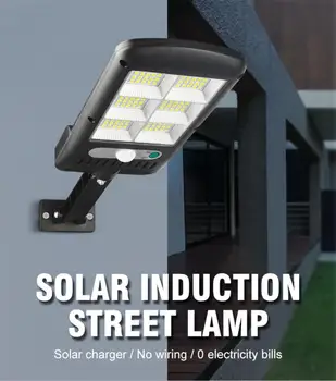 

Solar Wall Lamp Human Induction Lighting Outdoor Patio Garden Safety Lamp Decoration Waterproof Night Light