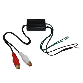 

1 Pc Vehicle Car Speaker to 2 RCA Line Output Converter High to Low Level Line Output Amplifier Converter Adapter Auto Accessory