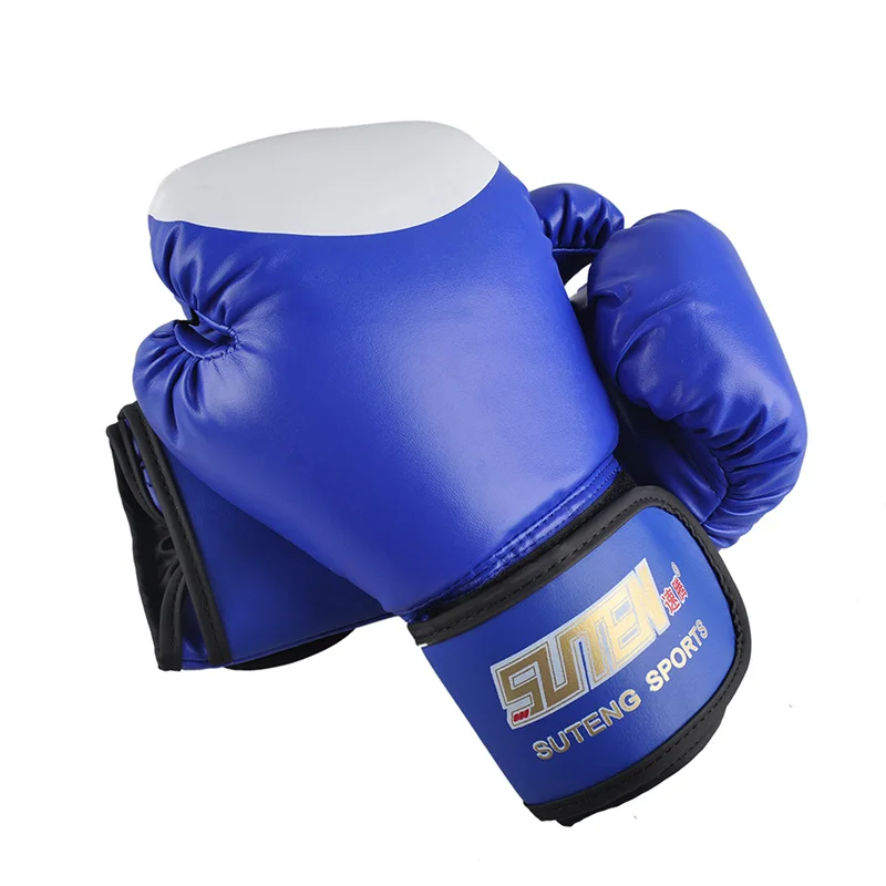 ПУ боксерские перчатки кикбоксинг MMA тренировочный боевой Песочник SUTENG Sanda