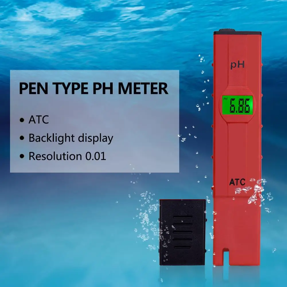 

GloryStar Portable Digital PH Meter Tester for Aquarium Pool Fish Tank Laboratory