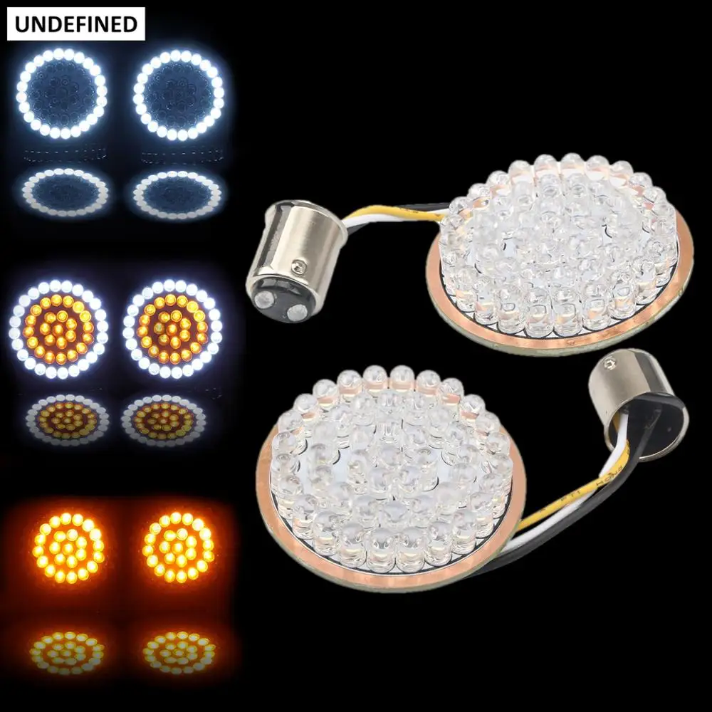 Turn Signal Indicator Lights Bullet Style 1157 Panel Blink LED Lamp for