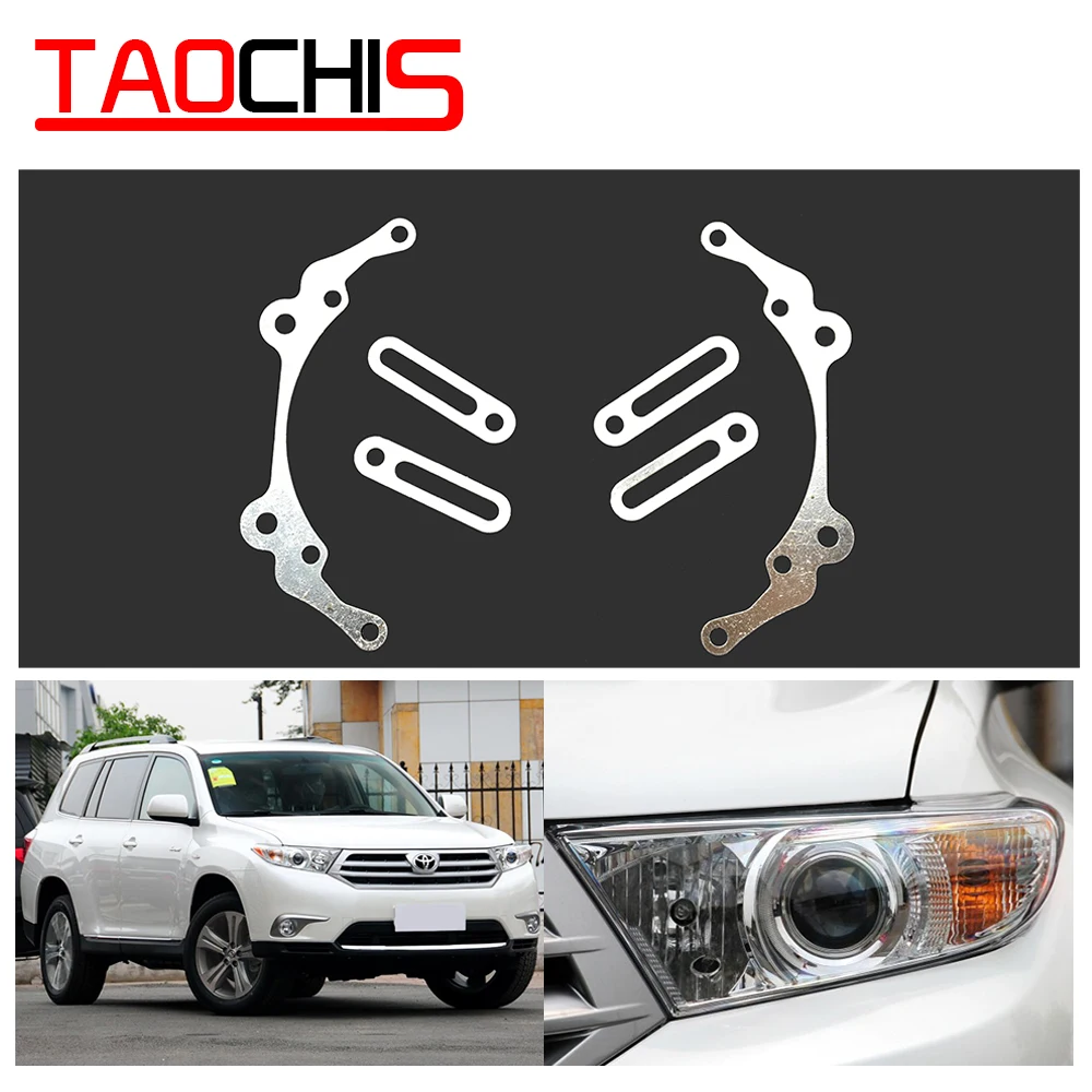 

TAOCHIS Car Styling frame adapter Bracket Holder Transition for Toyota Prado Hella 3r 5 Bi xenon Projector lens
