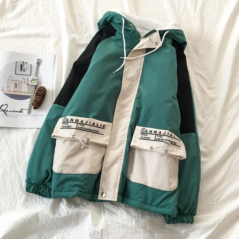 ZQLZ зимние куртки женские 2020 Новое повседневное теплое пальто с капюшоном женское