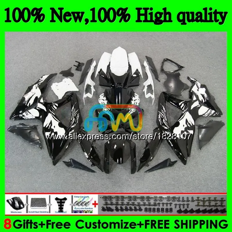 Комплект для SUZUKI GSXR топ с граффити 600 750 CC GSX R600 GSXR600 08 09 10 38BS. 5 GSX-R600 GSXR-750 K8 GSXR750 2008 2009 2010 обтекатель