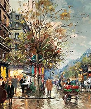 

59-60 woman watching horse Stitch DIY 14CT similar DMC Cross Stitch,Sets For Embroidery Kits Counted Cross-Stitching