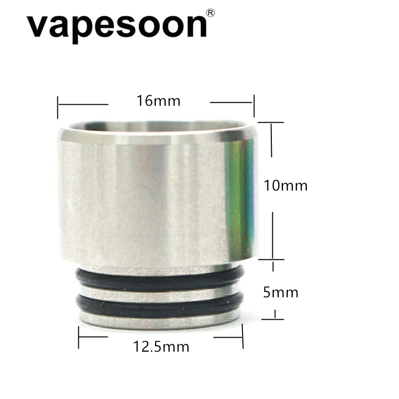 Metal Anti-fried Oil Vape Mouthpiece 810 Drip Tip for e-Cigarette 810 Thread Atomizer Tank Vaporizer