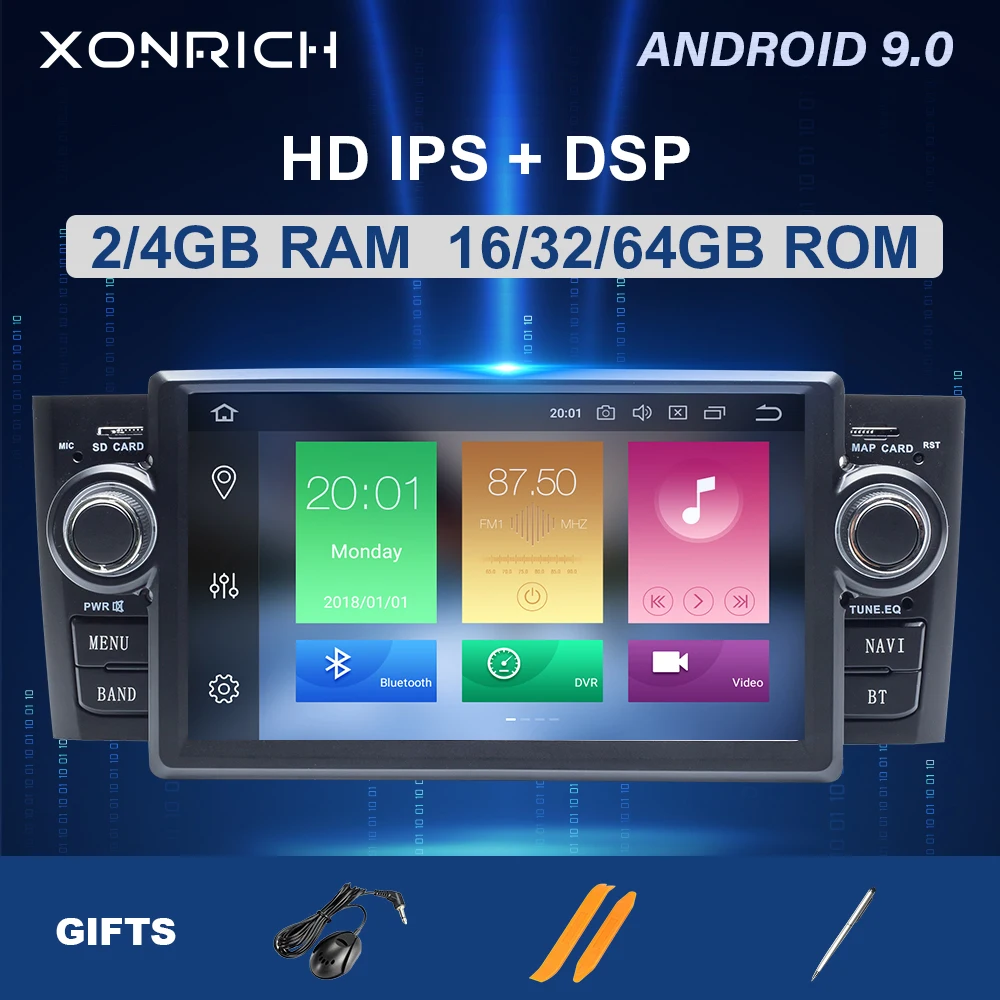 IPS DSP 8 Core 1 din Android 9 Ram 4G Car DVD multimedia Player For Fiat Grande Punto Linea 2007-2012GPS Navigation radio Screen IPS DSP 8 Core 1 din Android 9 Ram 4G Car DVD multimedia Player For Fiat Grande Punto Linea 2007-2012GPS Navigation radio Screen