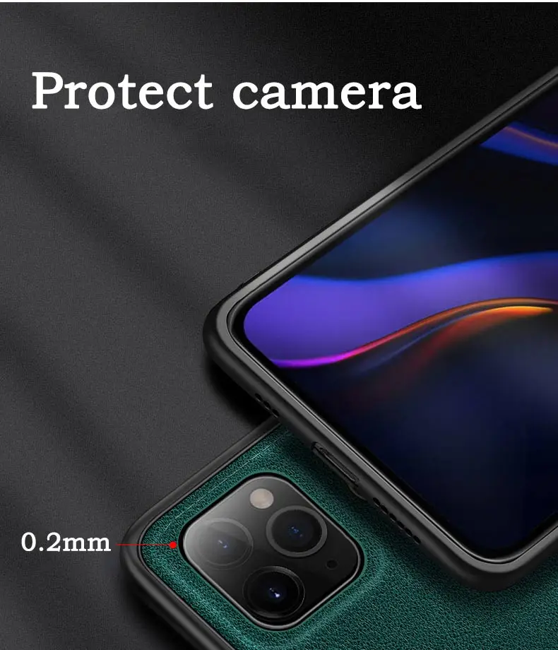 Чехол для iPhone 11 Pro Max 11Pro из искусственной кожи с рельефным узором, противоударный мягкий чехол для iPhone 11 Pro Max