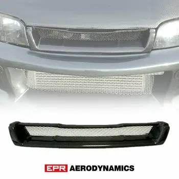 

For Nissan R33 Skyline GTST GTR-Style Carbon Fiber Black Glossy Finished Front Grill (GTS Only) Car accessories Exterior kit