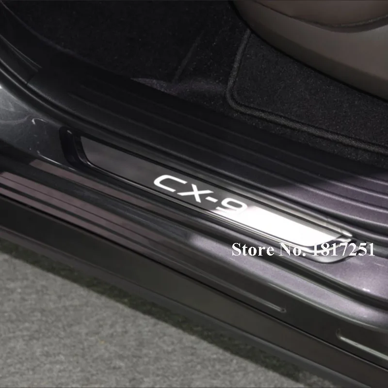 Накладка на порог двери для Mazda CX 9 аксессуары из нержавеющей стали 2020 2019 |